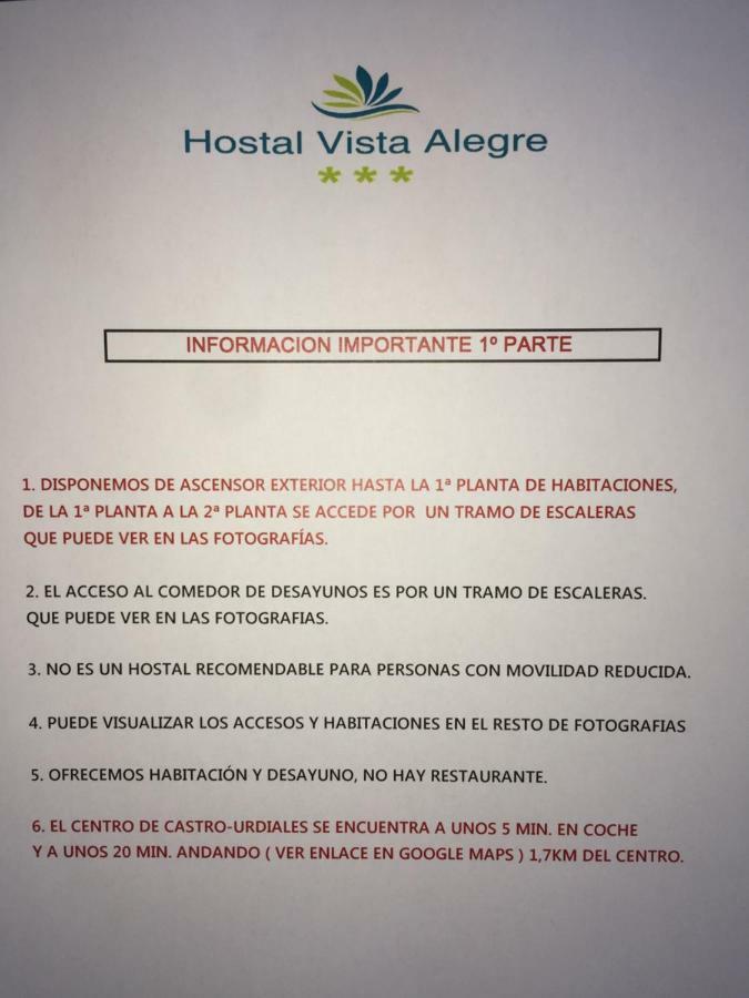 Hostal Vista Alegre Castro Urdiales Exteriör bild